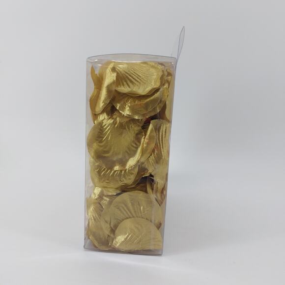 His & Hers Gold Faux Flower Rose Petals Floral 300 Count Wedding Event Party - Picture 4 of 8